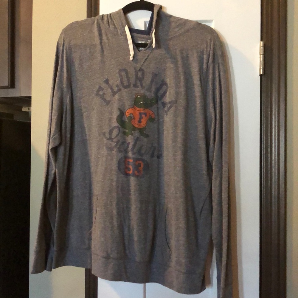 Florida Gators hooded T-shirt.